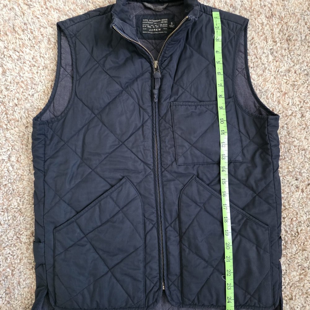 J.Crew Quilted Jacket in Blue